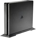 LeSB Playstation 4 Slim Soporte Vertical para PS4 Slim Consola, Negro