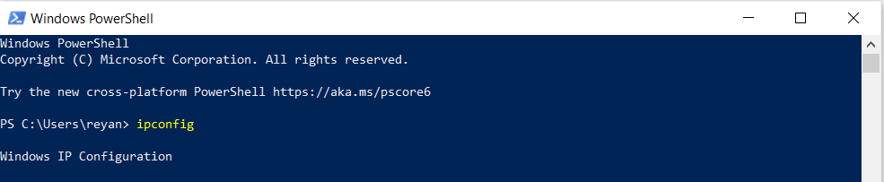 Ipconfig
