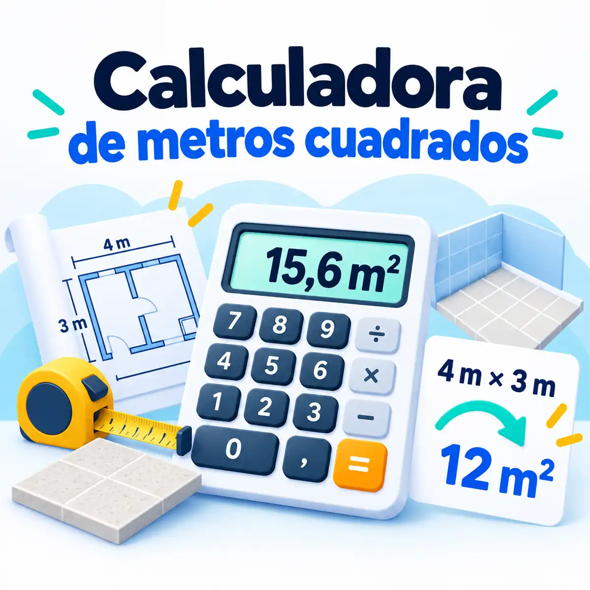 Calculadora de metros cuadrados online